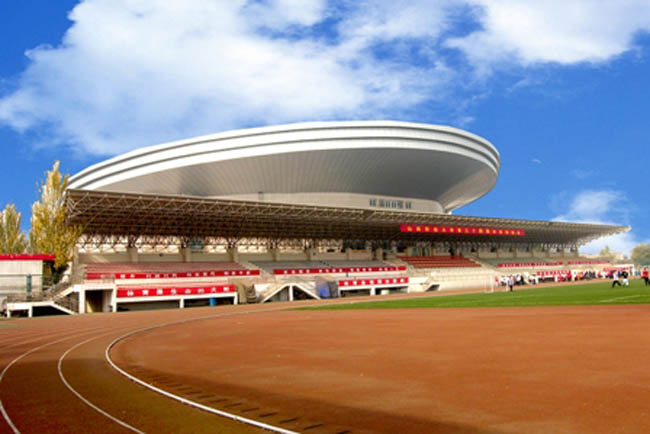 黄骅体育场看台网架工程