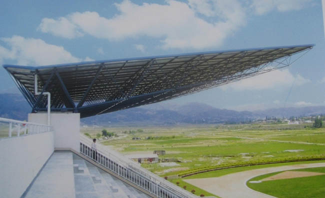 黄骅体育场看台网架工程